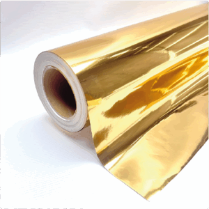 Vinilo Metalizado Dorado Gold Rose